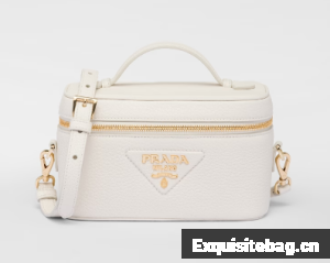 Prada Leather mini-bag 1BH202 white