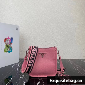 Prada Leather mini shoulder bag 1BH191 pink