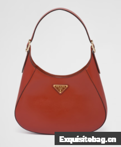 Prada Leather shoulder bag 1BC179 brown
