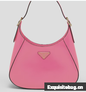 Prada Leather shoulder bag 1BC179 pink