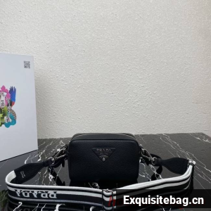 Prada Leather shoulder bag 1BH192 black