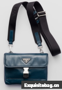 Prada Leather smartphone case 2ZH108 Denim