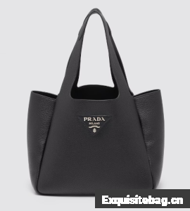 Prada Medium leather tote 1BG335 black