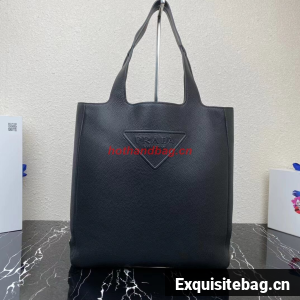 Prada Medium leather tote bag with 2NV990 black