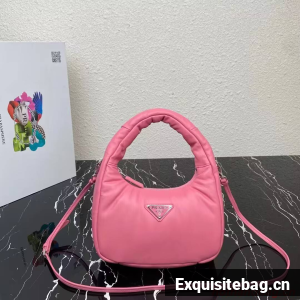 Prada Soft padded nappa leather mini-bag 1BA384 pink