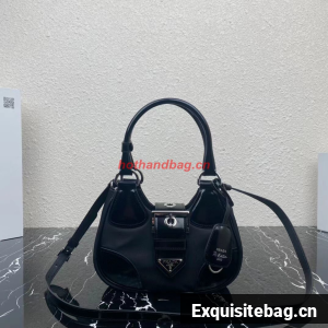 Prada Moon padded nappa-leather bag black