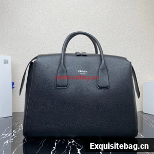 Prada leather tote bag with 2NV995 black