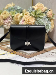 DIOR Calfskin Shoulder Bag C0561 black
