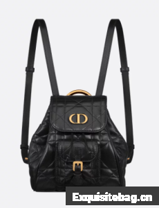 DIOR Medium Dior Caro Backpack M6302UN black