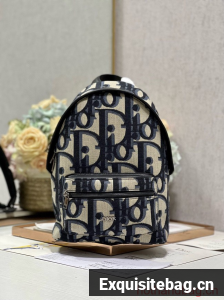 DIOR RIDER BACKPACK Beige and Black Maxi Dior Oblique Jacquard 1ESBA087