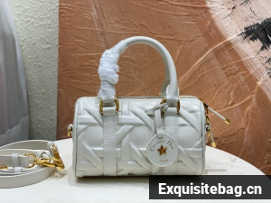 Dior Groove 16 Mini Bag Graphic Cannage Calfskin S4000UB white