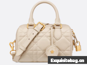 Dior Groove 20 Bag Dusty Ivory Macrocannage Calfskin M1364UBO