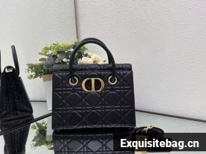 Dior Original Leather Handle Bag CD80910 Black