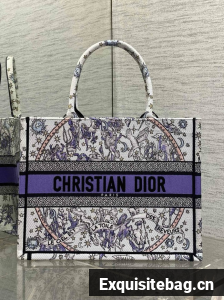 Dioriviera Medium Dior Book Tote Embroidery M1296ZEZG-3