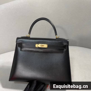 Hermes BOX Leather KL28 black