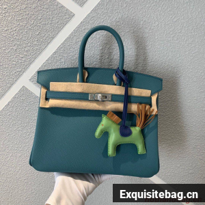 Hermes Birkin 25CM Epsom Bag Original Leather H25E Dark Green