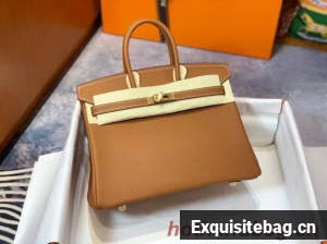 Hermes Birkin 25CM Epsom Bag Original Leather H25E brown