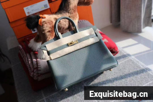 Hermes Birkin Bag Original Leather 35CM 17825 Almond Green