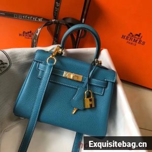 Hermes Birkin Togo Leather 22590 blue