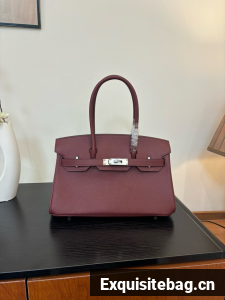 Hermes Birkin evercolor 66541 burgundy
