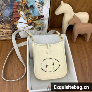 Hermes Evelyne original togo leather mini Shoulder Bag H15655-5