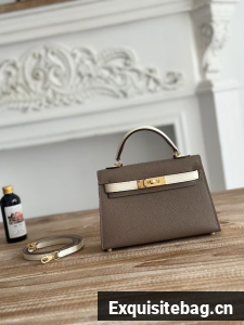 Hermes Kelly 19cm Shoulder Bags Epsom Leather KL6619-2