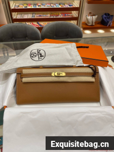Hermes Kelly 31cm Clutch Original Epsom Leather KL31 Brown