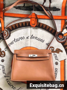 Hermes Kelly Danse Original Leather 22CM KL22 Brown