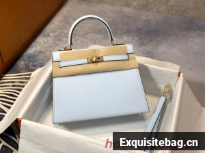 Hermes Original Epsom Leather KEL2578 light blue