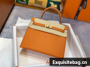 Hermes Original Epsom Leather KEL2578 orange