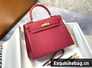 Hermes Original Epsom Leather KEL2578 rose