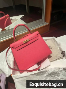 Hermes Original Epsom Leather KEL2578 rose