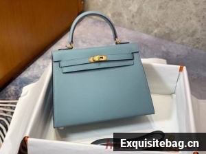 Hermes Original Epsom Leather KEL2578 skyblue