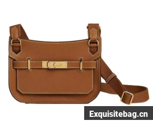 Hermes Original Leather 23CM Mini Jypsiere H0880 Brown