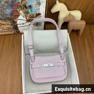 Hermes Original Leather 23CM Mini Jypsiere H0880 light pink
