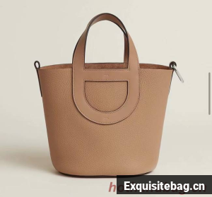 Hermes Original Togo Leather Bag H3602 Pearl grey