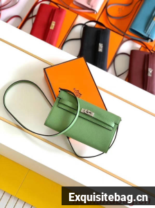 Hermes Original kelly espom leather to go woc Bag H4087 green