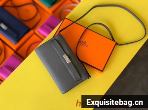 Hermes Original kelly espom leather to go woc Bag H4087 grey