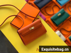 Hermes Original kelly espom leather to go woc Bag H4087 orange