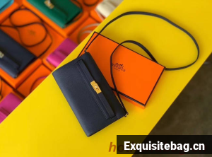 Hermes Original kelly espom leather to go woc Bag H4087 royal blue