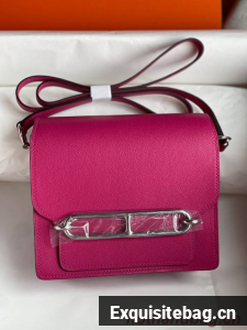 Hermes Roulis 19cm Evercolor 9D H9003 purple&Silver