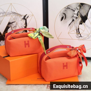 Hermes TROUSSE BRIDE-A-BRAC 25699 orange