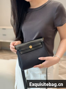 Hermes mini Herbag 20CM Original Canvas Leather & Calfskin 48888-4