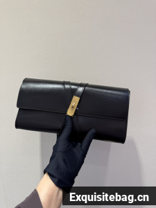 Hermes swift Leather Clutch 37568 black