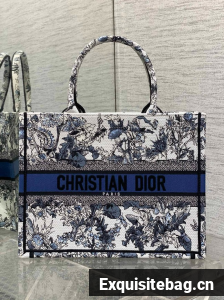 Medium Dior Book Tote Embroidery Embroidery M1296ZTDT-5