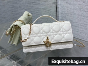 My Dior Mini Bag Cannage Lambskin S0980ONMJ white