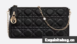 MISS DIOR MIDI MINI BAG black Cannage Lambskin S6006ONM MISS DIOR MIDI MINI BAG black Cannage Lambskin S6006ONM