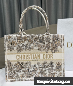 Medium Dior Book Tote Latte Embroidery with Gold-Tone Millefiori Unicorn Motif M1296ZEDP Medium Dior Book Tote Latte Embroidery with Gold-Tone Millefiori Unicorn Motif M1296ZEDP