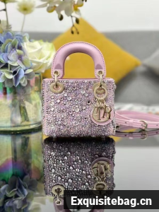 Mini Lady Dior Bag Cannage Lambskin M0505O-2 pink Mini Lady Dior Bag Cannage Lambskin M0505O-2 pink