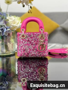 Mini Lady Dior Bag Cannage Lambskin M0505O-3 rose Mini Lady Dior Bag Cannage Lambskin M0505O-3 rose